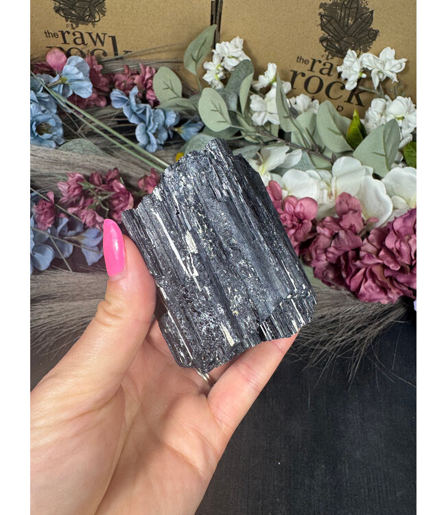 Raw Black Tourmaline Specimen #170, 446gr