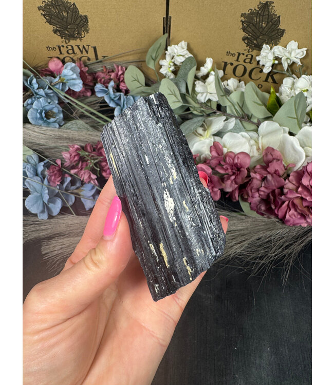 Raw Black Tourmaline Specimen #180, 310gr