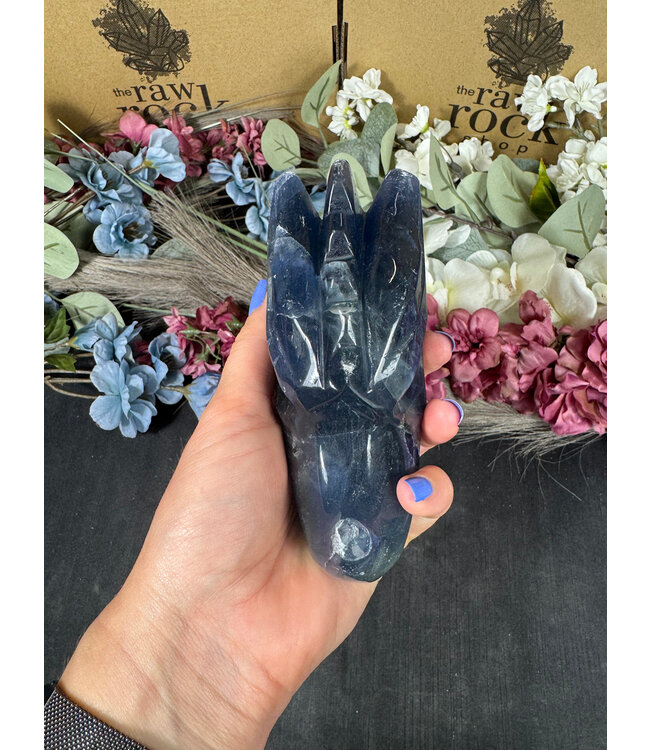 Rainbow Fluorite Dragon Head #2, 800gr