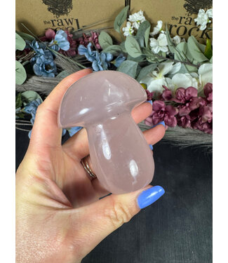 Rose Quartz Mushroom #1, 302gr