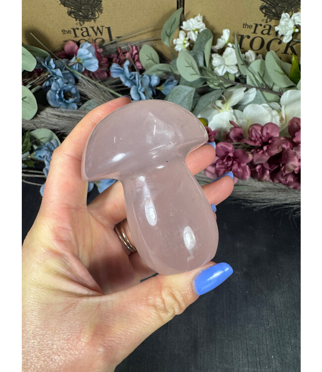 Rose Quartz Mushroom #1, 302gr