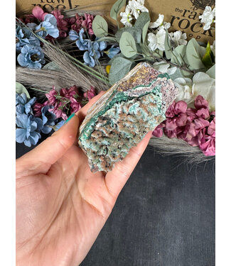 Chrysocolla w. Dolomite/Malachite #1, 308gr Chrysocolla w. Dolomite/Malachite #1, 308gr