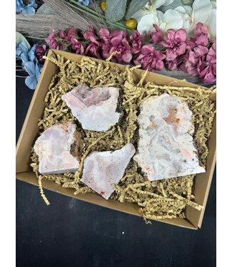Pink Amethyst Cut Base Bulk Lot #14, 1044gr