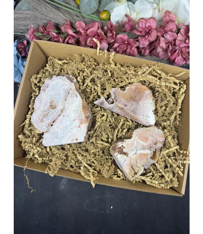 Pink Amethyst Cut Base Bulk Lot #20, 924gr