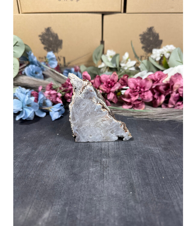 Pink Amethyst Cut Base #156, 302gr