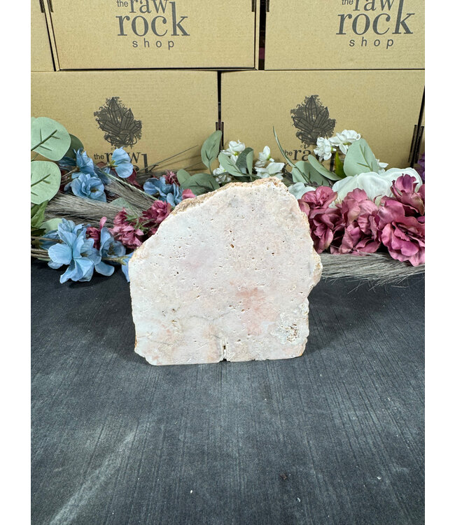 Pink Amethyst Cut Base #165, 448gr