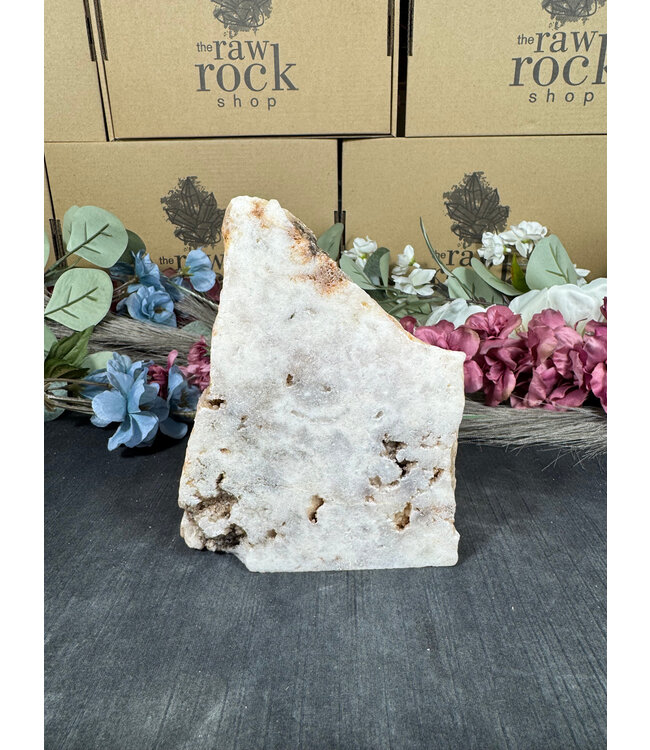 Pink Amethyst Cut Base #164, 764gr