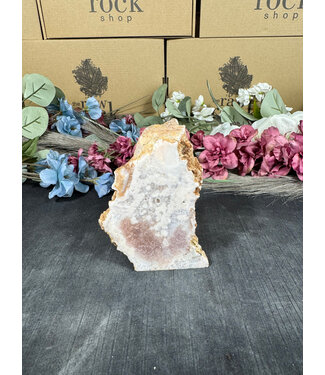 Pink Amethyst Cut Base #169, 562gr