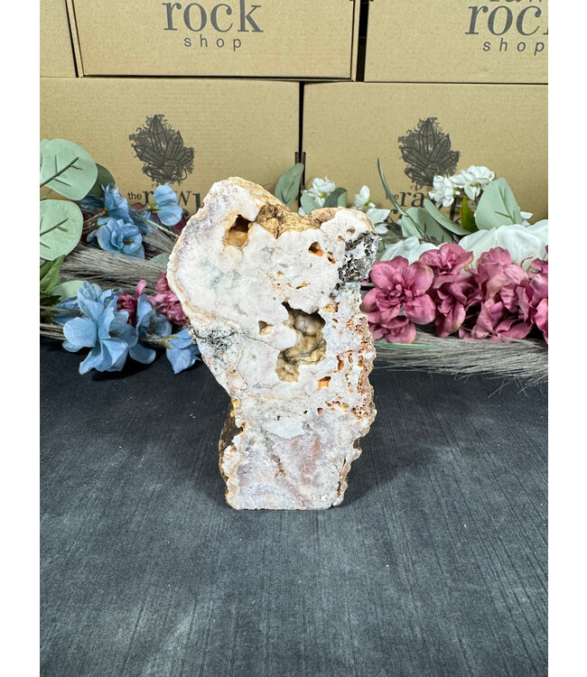 Pink Amethyst Cut Base #171, 496gr