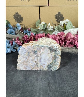 Pink Amethyst Cut Base #178, 642gr