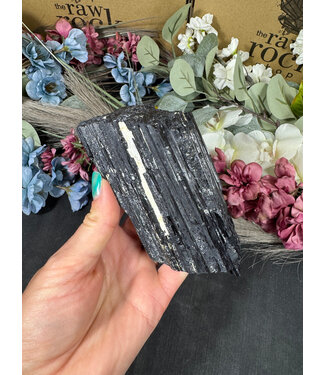 Raw Black Tourmaline Specimen #203, 508gr