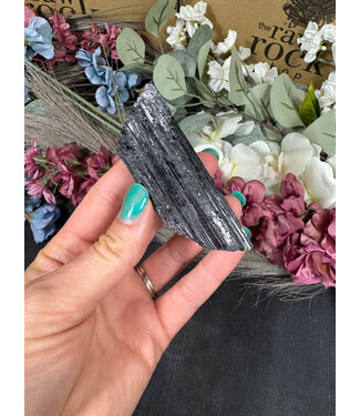 Raw Black Tourmaline Specimen #216, 96gr