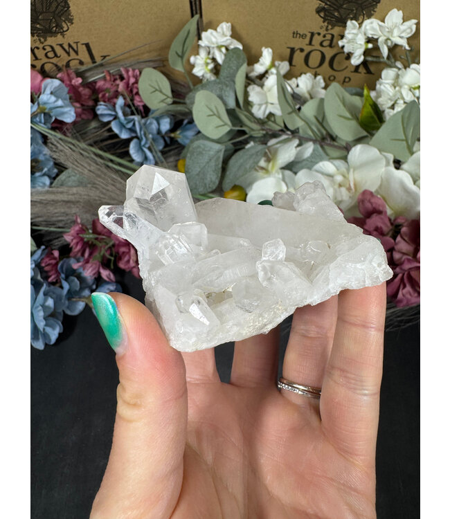 Clear Quartz Cluster #317, 162gr