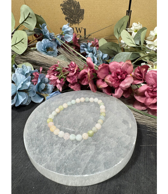 Morganite 6mm Bracelet