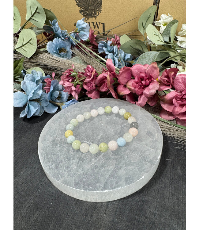 Morganite 8mm Bracelet