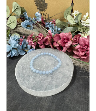 Angelite 6mm Bracelet