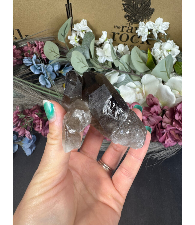 Smoky Quartz Cluster #363, 112gr