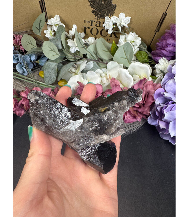 Smoky Quartz Cluster #383, 162gr