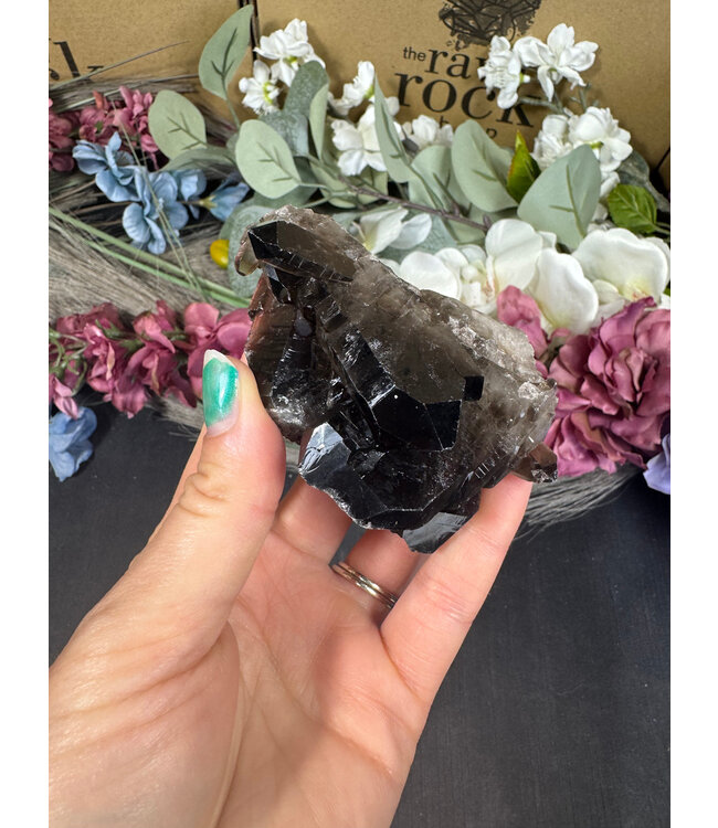 Smoky Quartz Cluster #382, 146gr