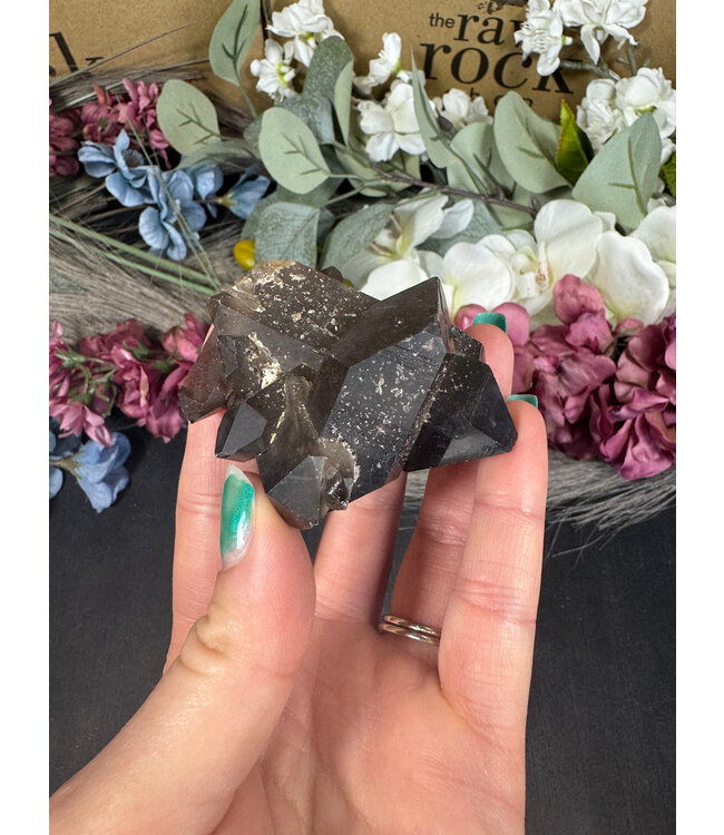 Smoky Quartz Cluster #376, 100gr