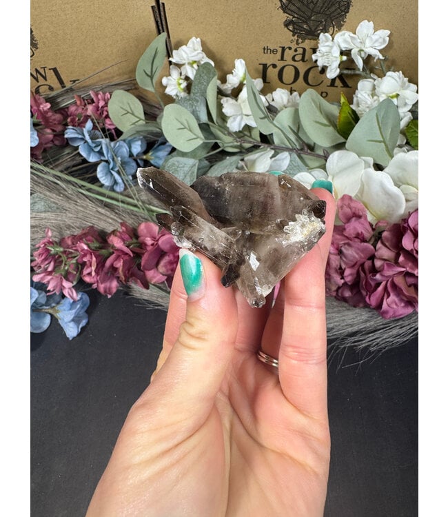 Smoky Quartz Cluster #374, 56gr