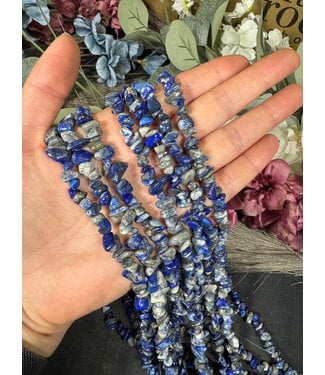 Lapis Lazuli Chip Beads Polished 31.5" Strand Lapis Lazuli Chip Beads Polished 31.5" Strand
