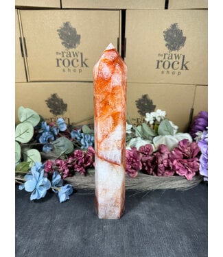 Fire Quartz Tower #14, 1064gr