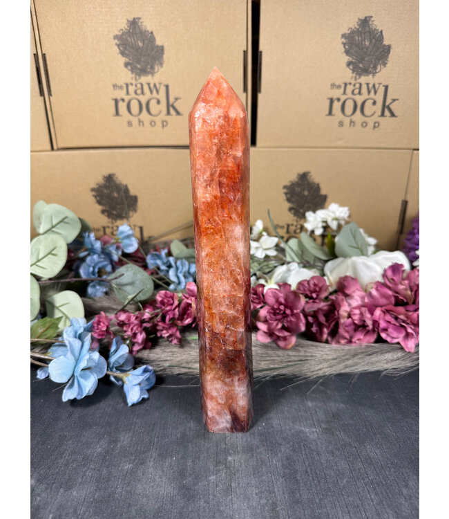 Fire Quartz Tower #15, 686gr