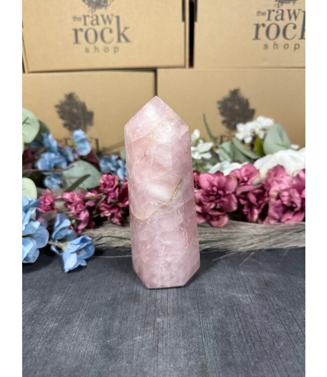 Rose Quartz Tower #15, 546gr