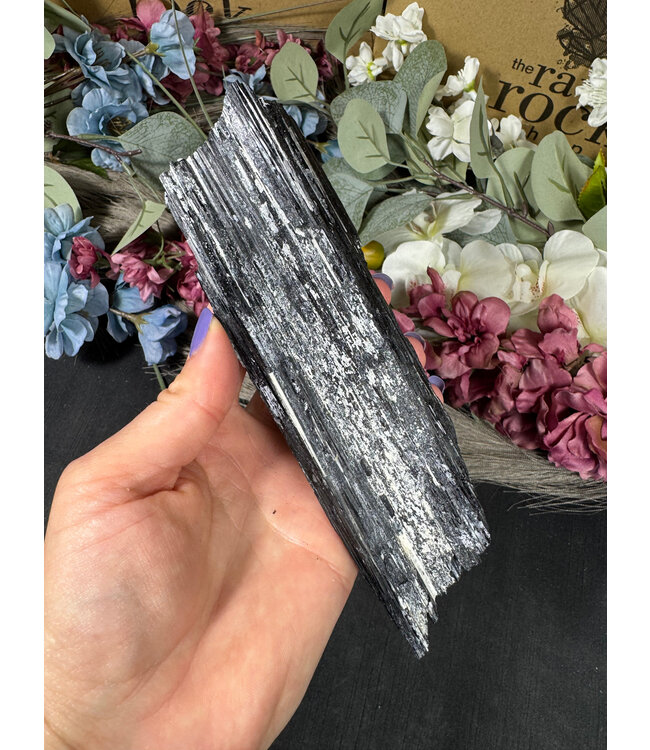 Raw Black Tourmaline Specimen #239, 474gr