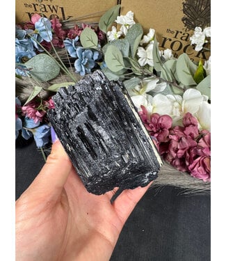 Raw Black Tourmaline Specimen #247, 386gr