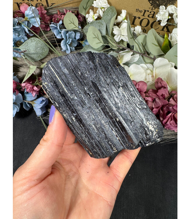 Raw Black Tourmaline Specimen #257, 490gr