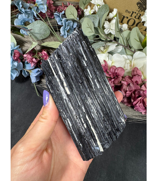 Raw Black Tourmaline Specimen #232, 624gr