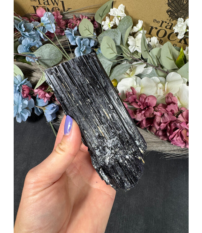 Raw Black Tourmaline Specimen #227, 518gr