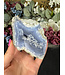Blue Lace Agate Raw Geode #654, 432gr