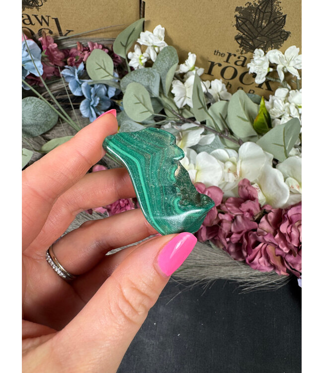 Polished Malachite #143, 52gr