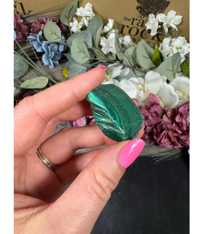 Polished Malachite #146, 30gr