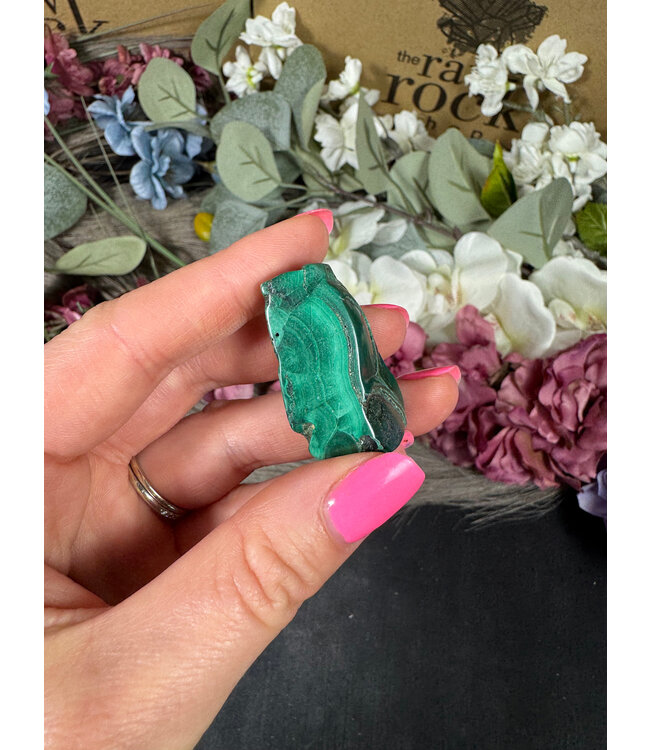Polished Malachite #156, 28gr