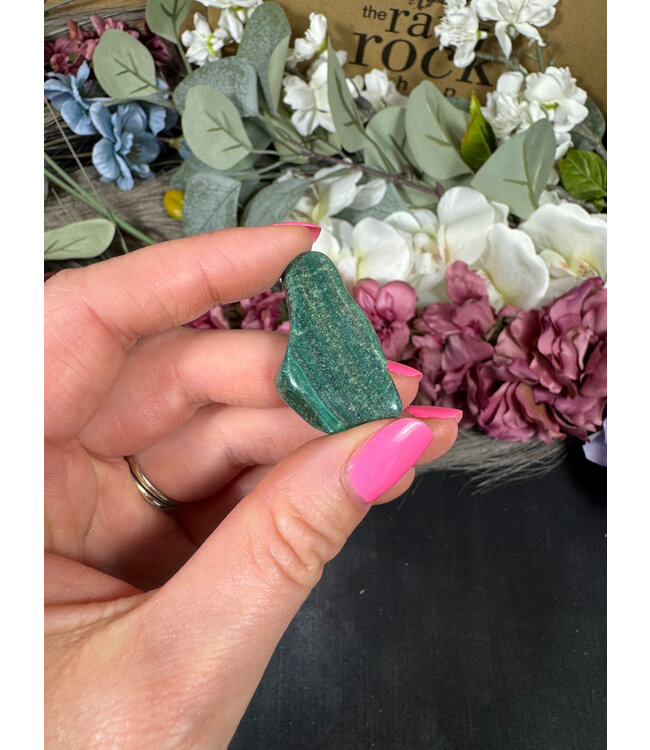 Polished Malachite #161, 14gr