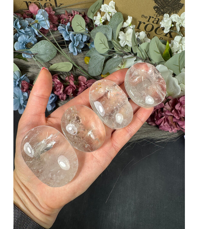Clear Quartz Palm, Size X-Small [50-74gr]