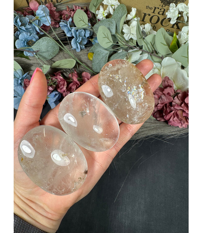 Clear Quartz Palm, Size Medium [100-124gr]
