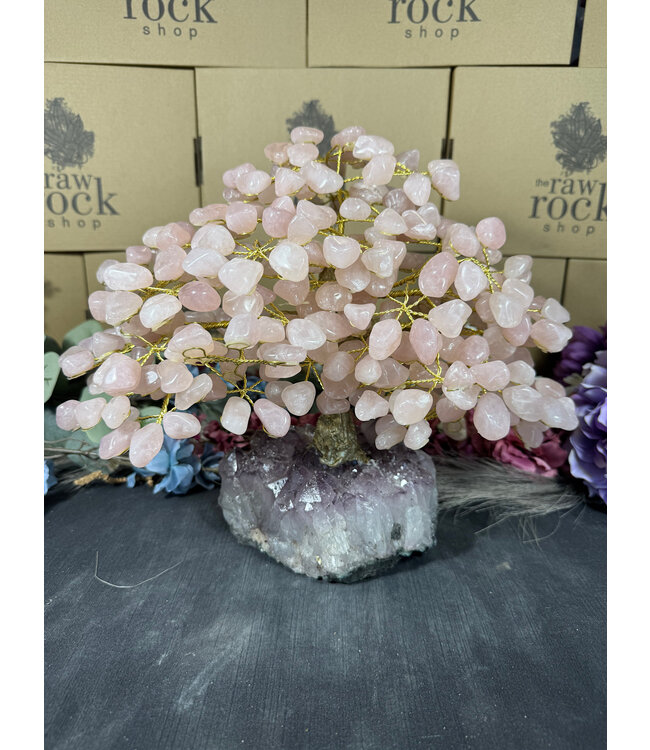 Rose Quartz Tree #1, 3.894kg