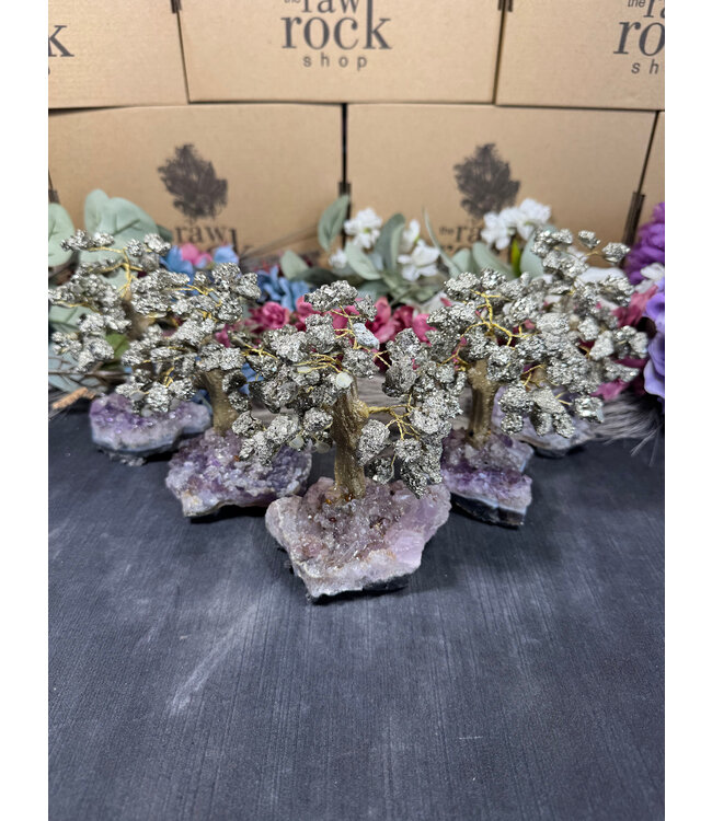 Pyrite Gemstone Tree Medium