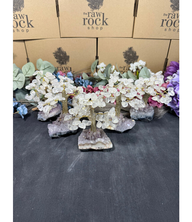 Clear Quartz Gemstone Tree Medium