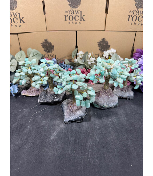 Amazonite Gemstone Tree Medium