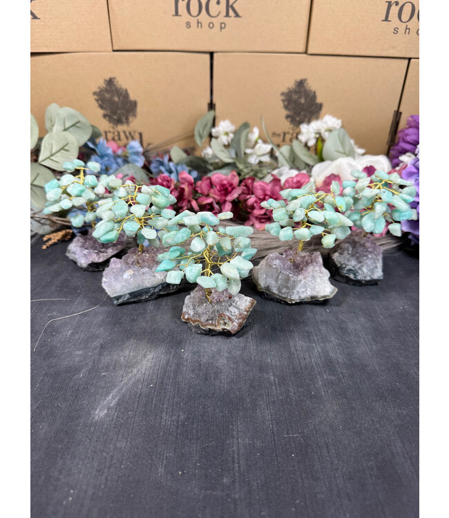 Amazonite Gemstone Tree Small