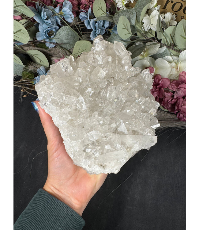 Clear Quartz Cluster #323, 1624gr