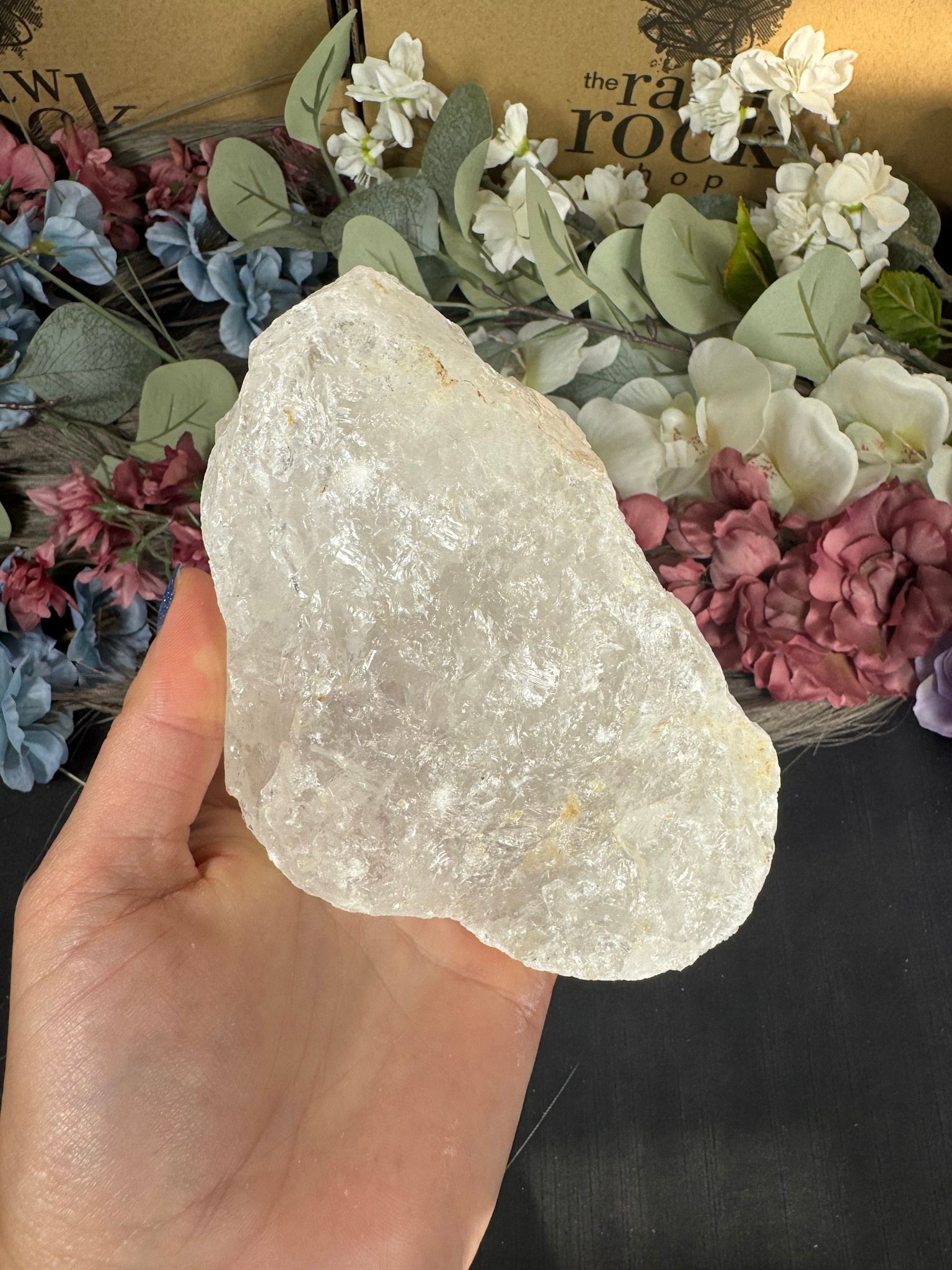 Rough Clear Quartz Size 11 [1000-1099gr] - The Raw Rock Shop Inc.