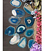 Agate Slice Size #4 Teal