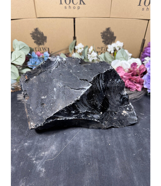 Rough Black Obsidian #36, 4750gr